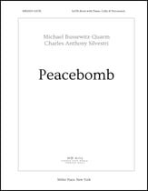 Peacebomb SATB choral sheet music cover